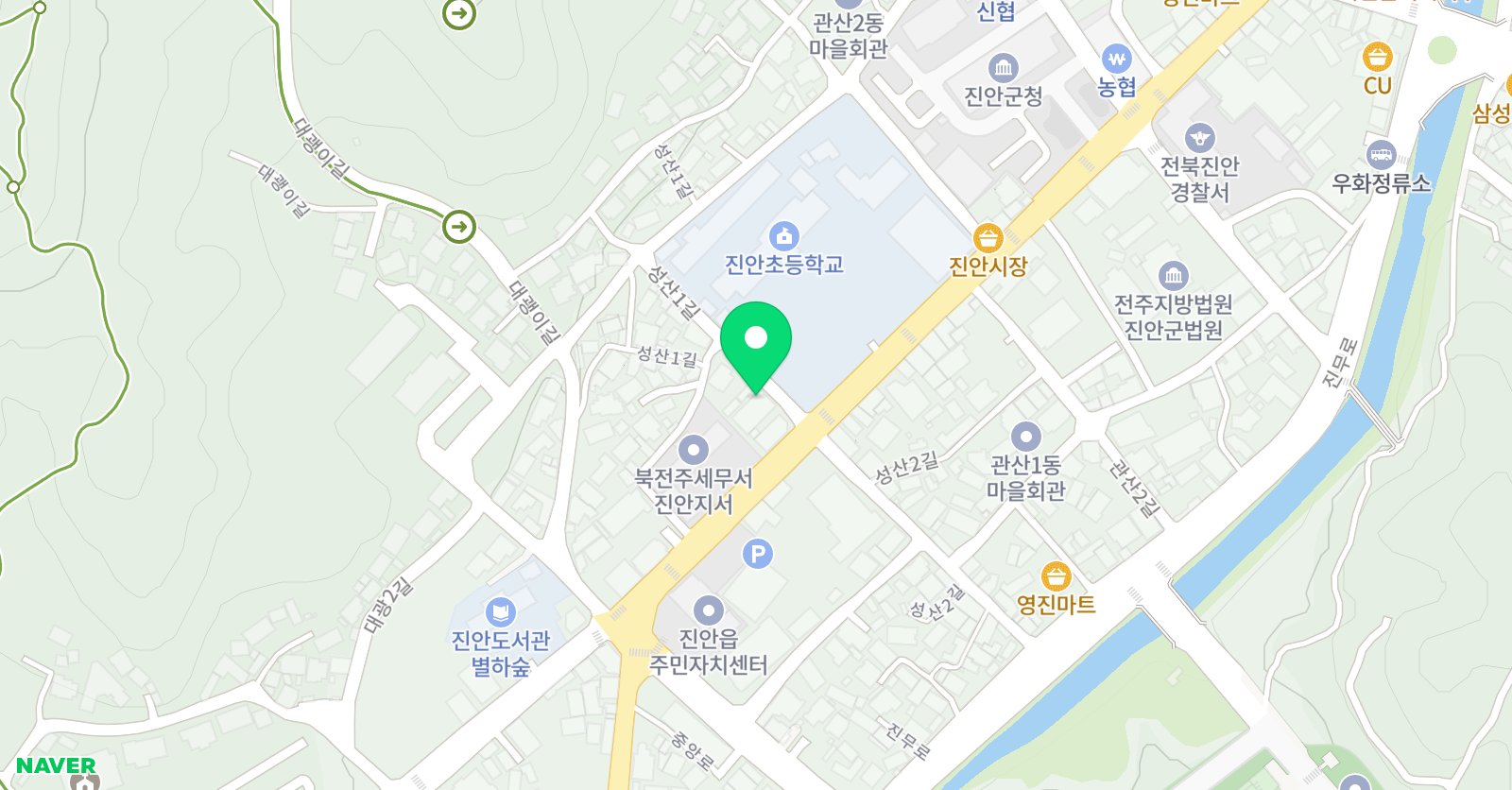 스마트해법 수학 진안점 위치