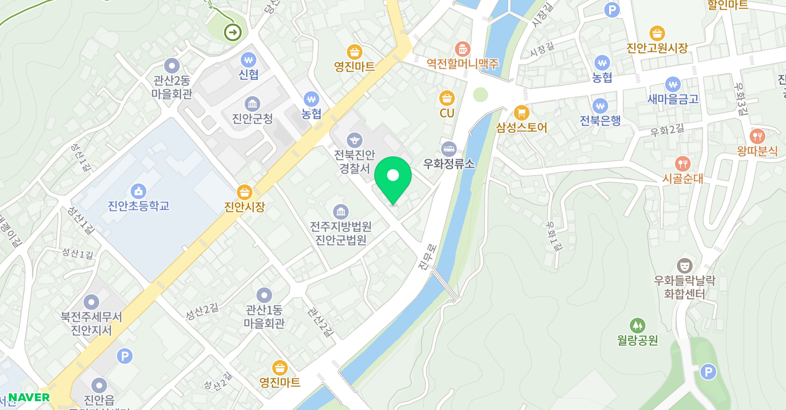 찬빛 태권도 위치