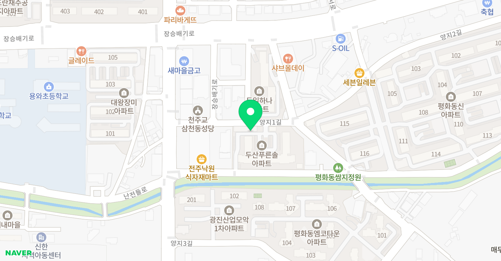 가람탑클래스 학원 위치