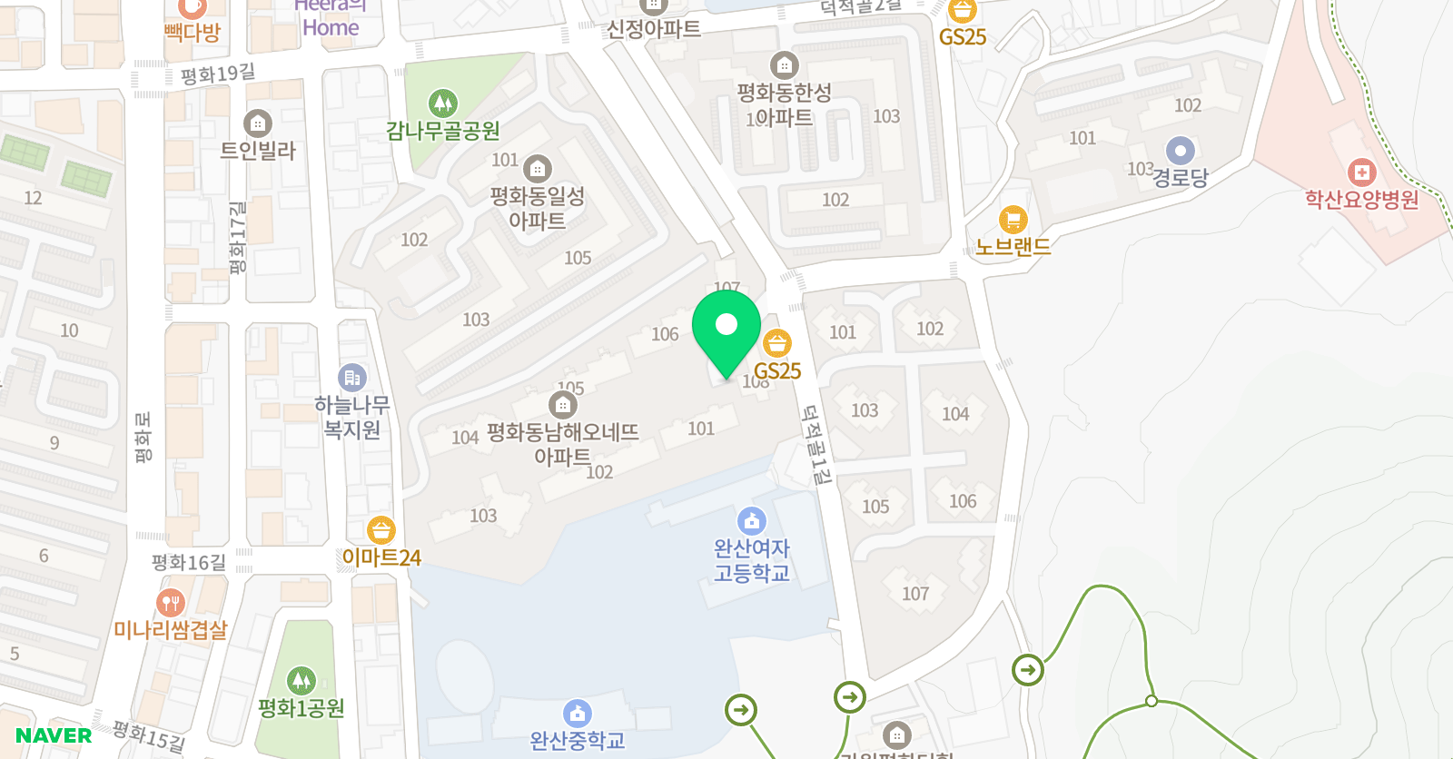 뮤엠 영어 오네뜨NEST점 위치