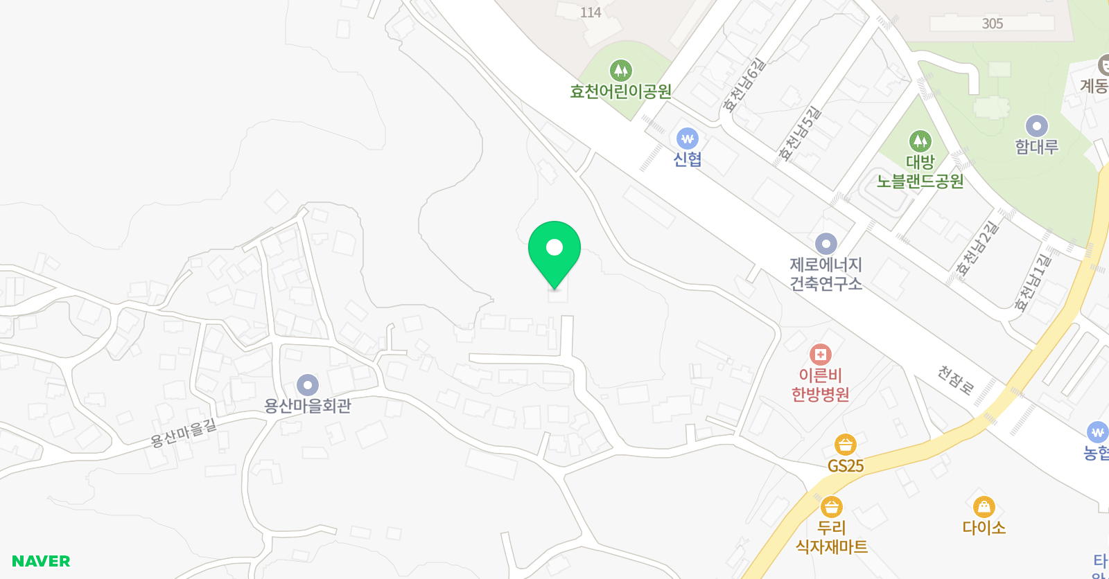 JW풋볼아카데미 학원 위치