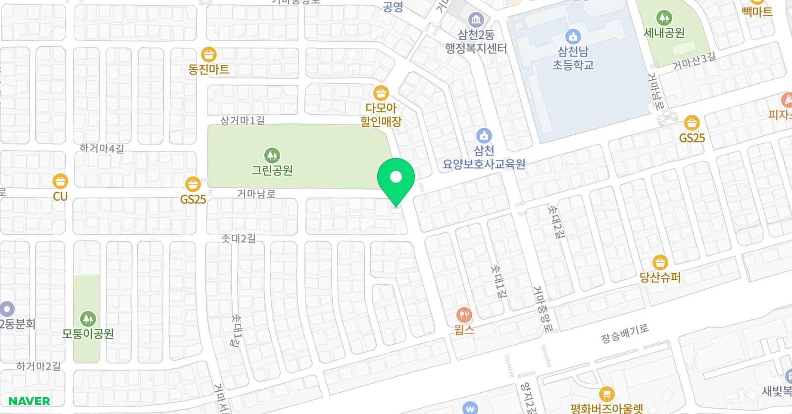 꿈꾸는 공부방 위치