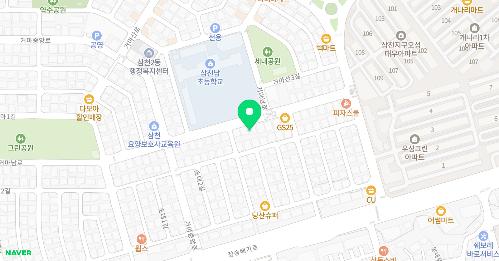 글로리아 음악학원 위치