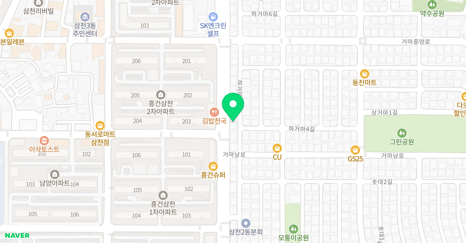라벤더 미술 위치