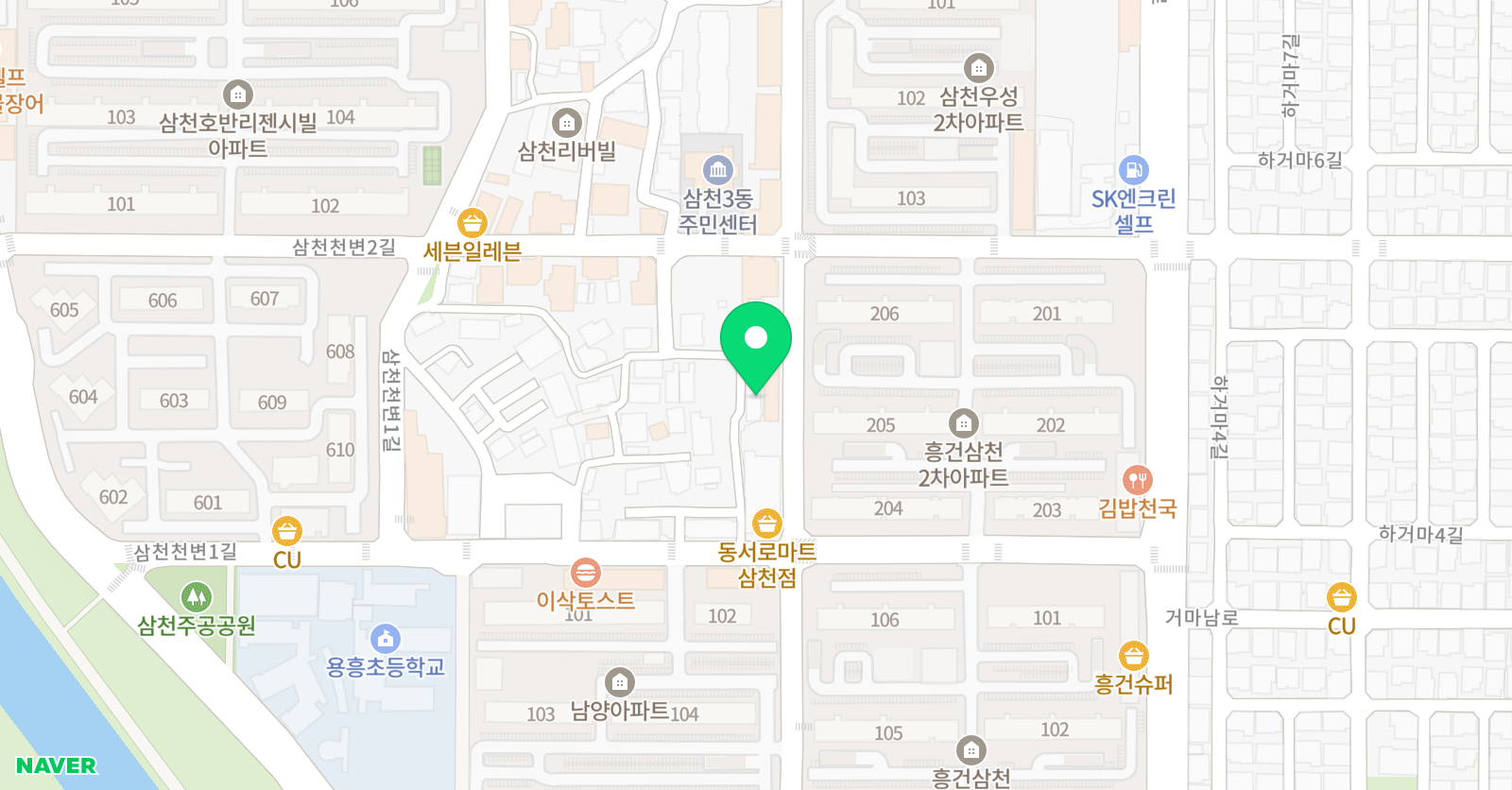 에듀캠프 학원 위치