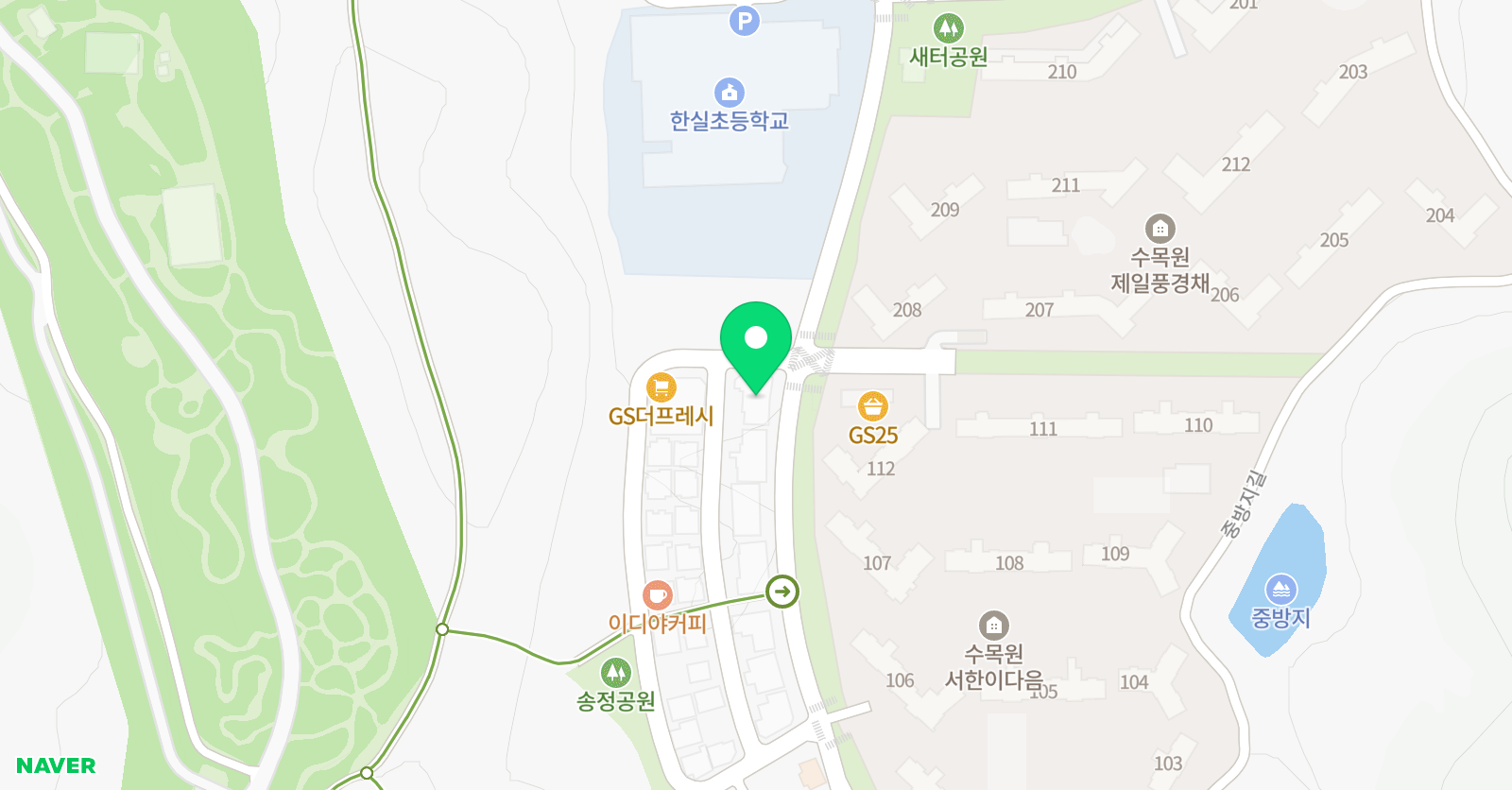 삼성 영어 수목원교습소 위치