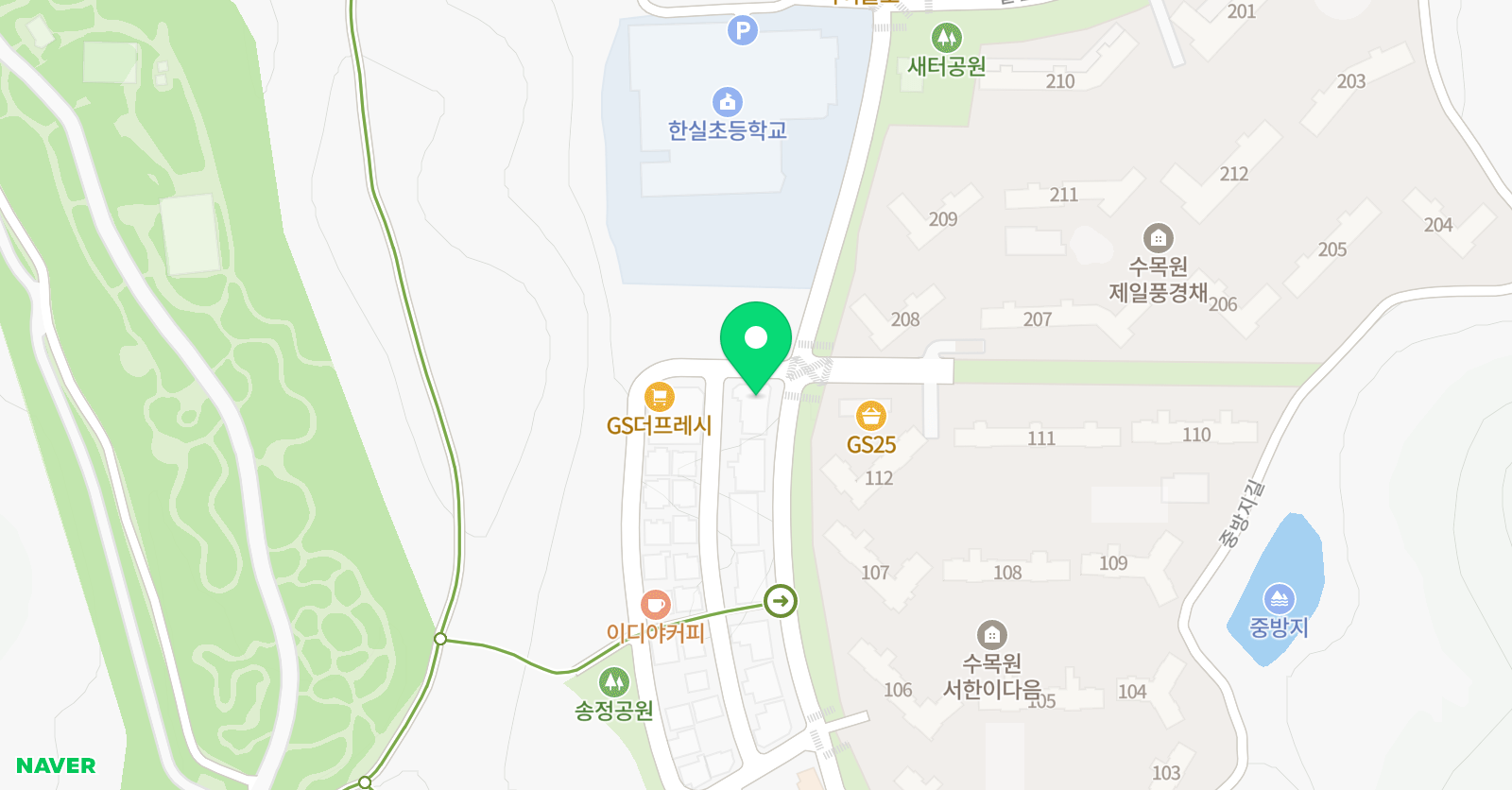 아이숲피아노학원 위치
