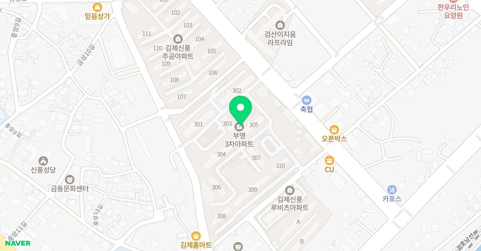 한우리 독서논술 위치
