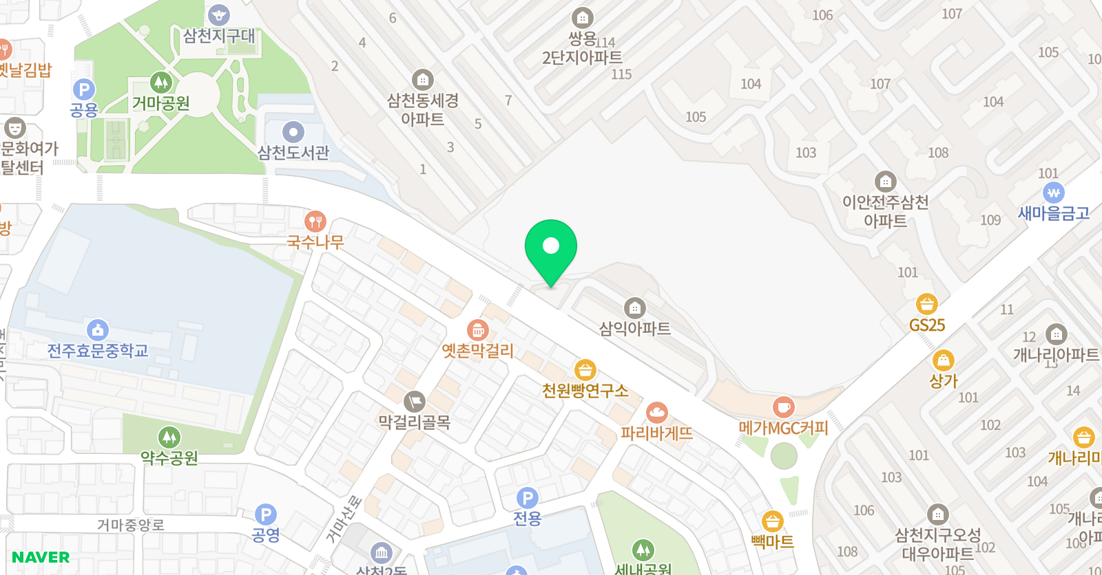 이룸 학원 위치