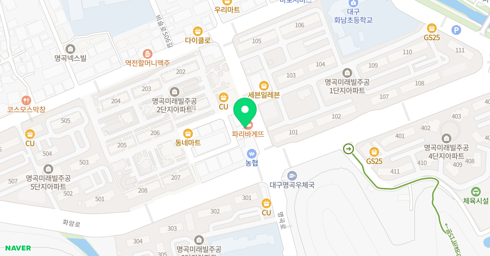 예손 음악학원 위치