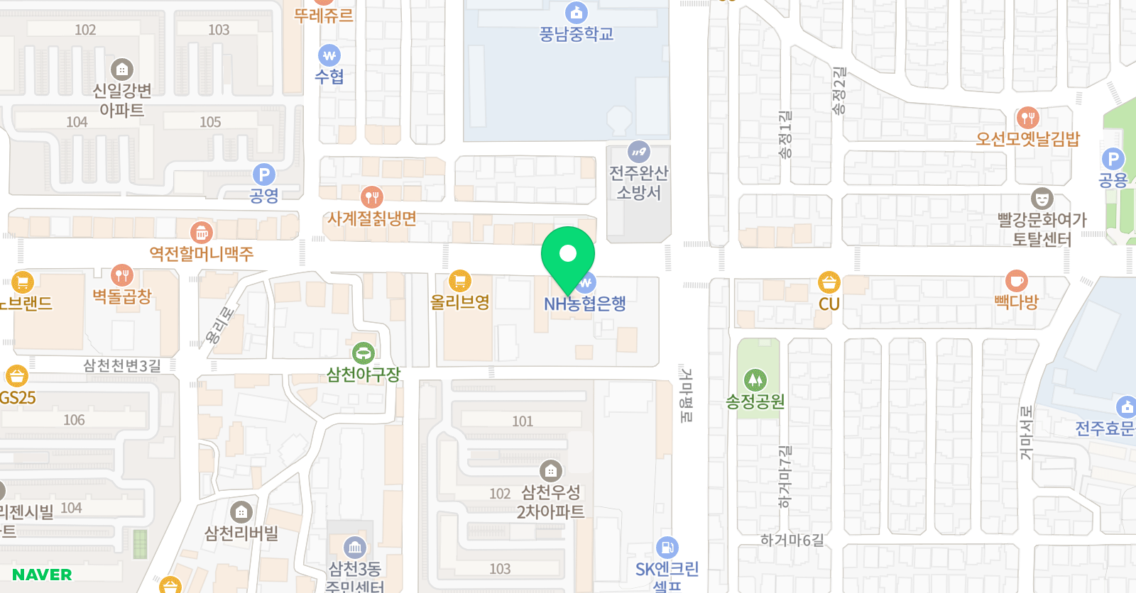 엄쌤 수학전문학원 위치