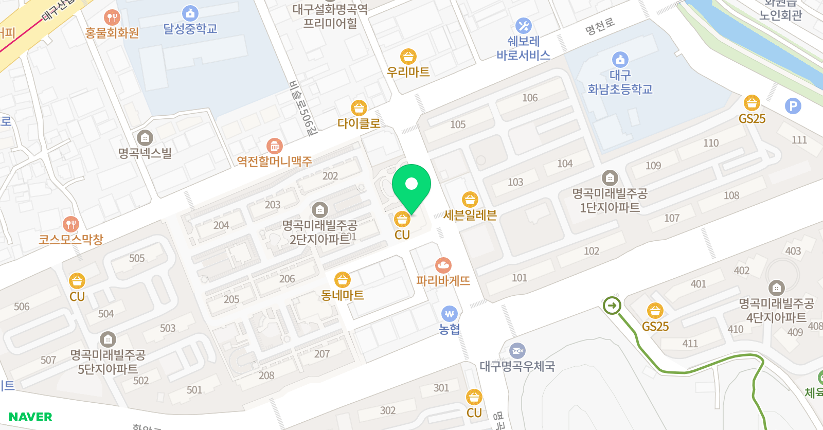 피아노치는아이들 음악학원 위치