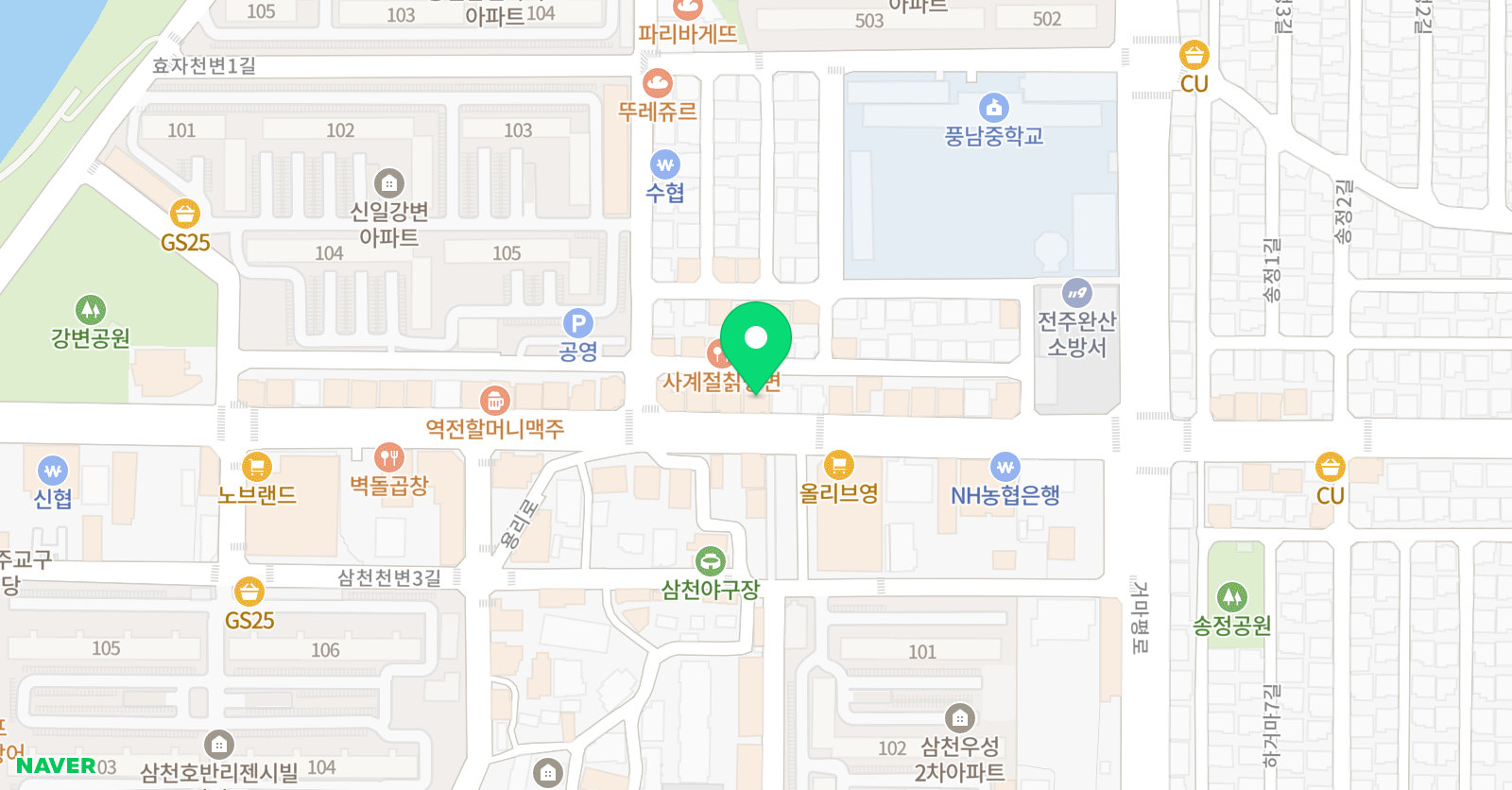 MST 수학전문학원 위치