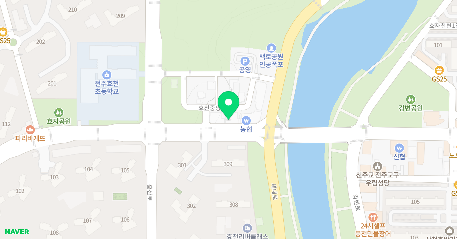 한우리 독서토론논술 효천논술교습소 위치