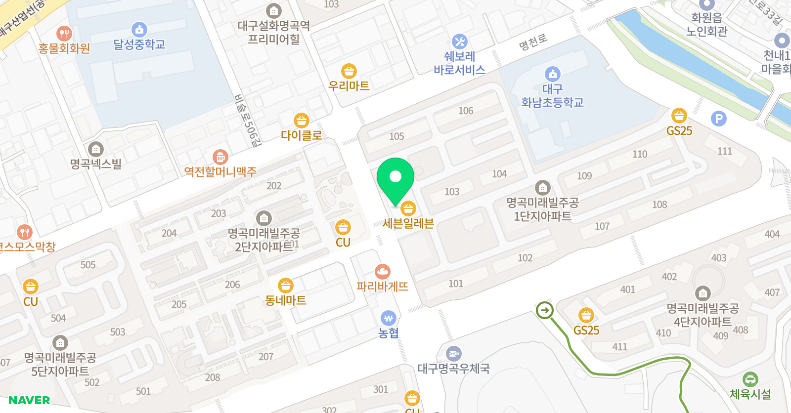 그리안 창의미술 위치