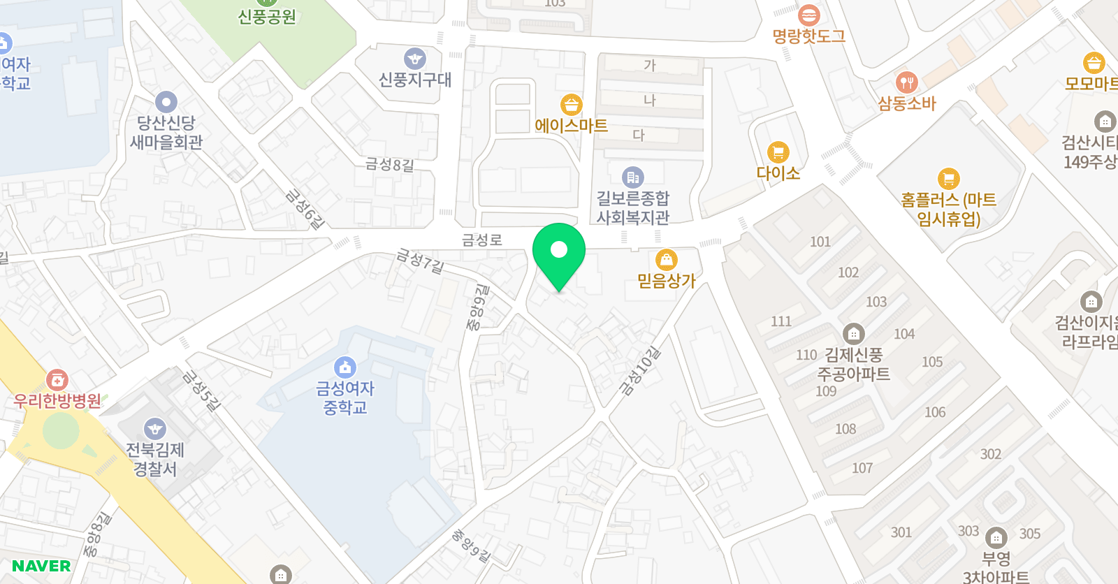 협동조합더클래식 위치