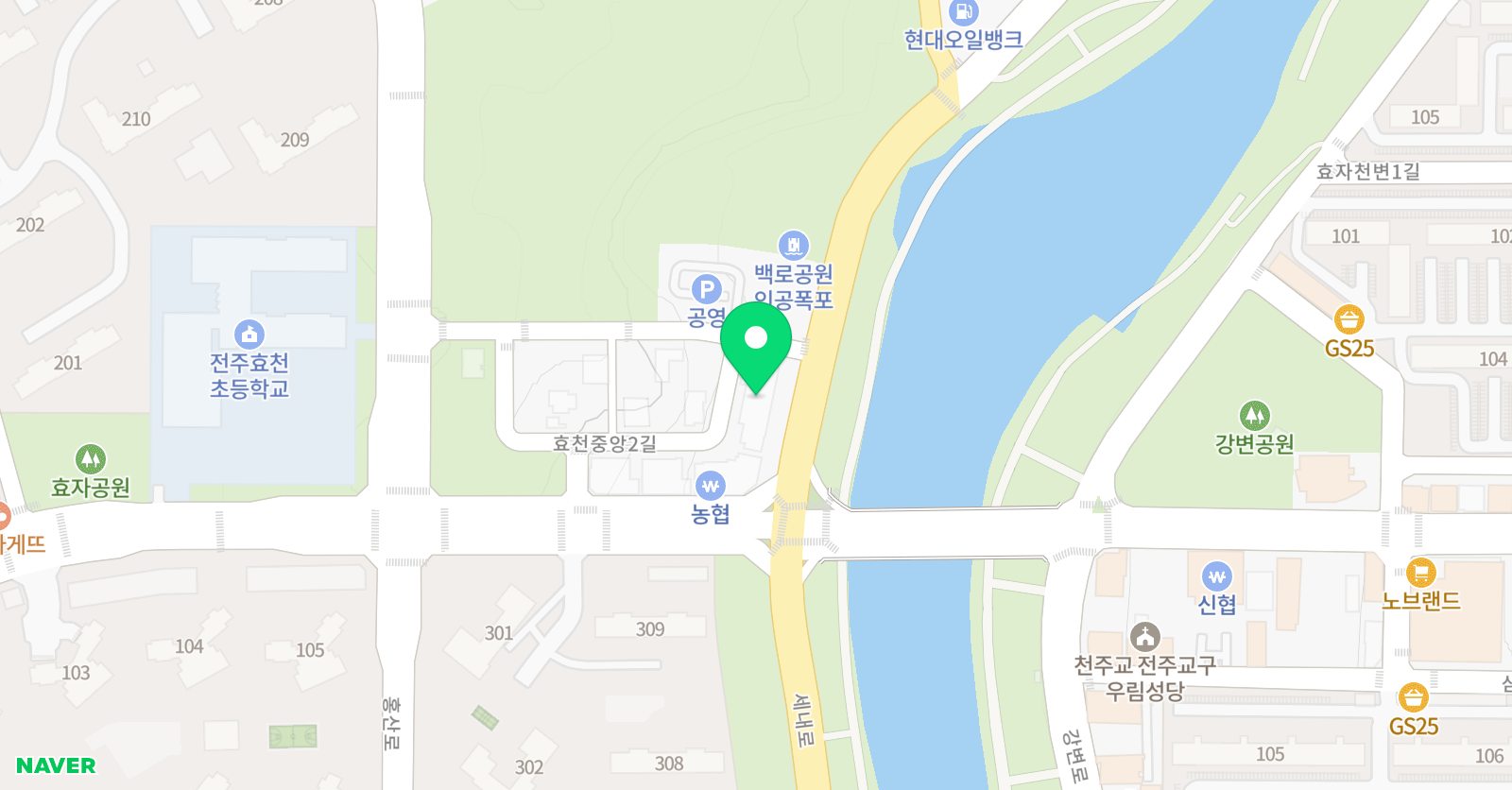 라온 음악학원 위치