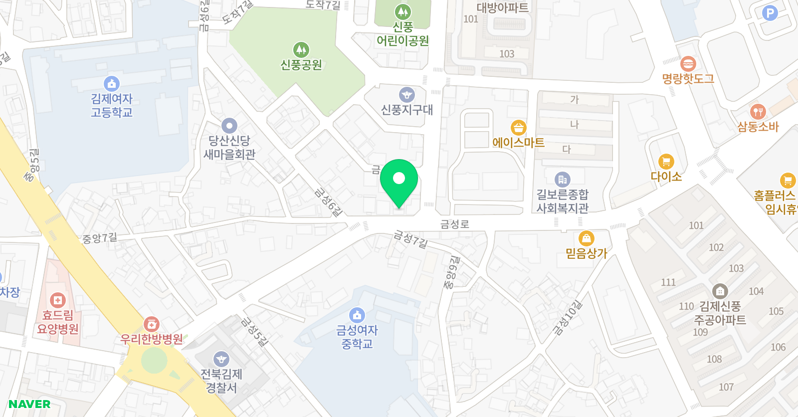리앤 피아노음악교습소 위치