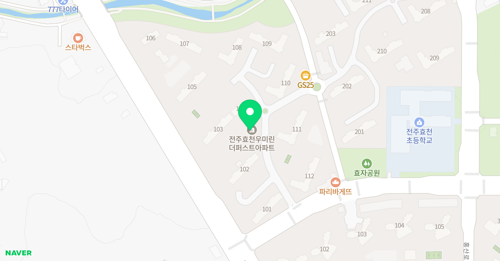 리드앤톡 어학원 전북전주효자4센터 위치