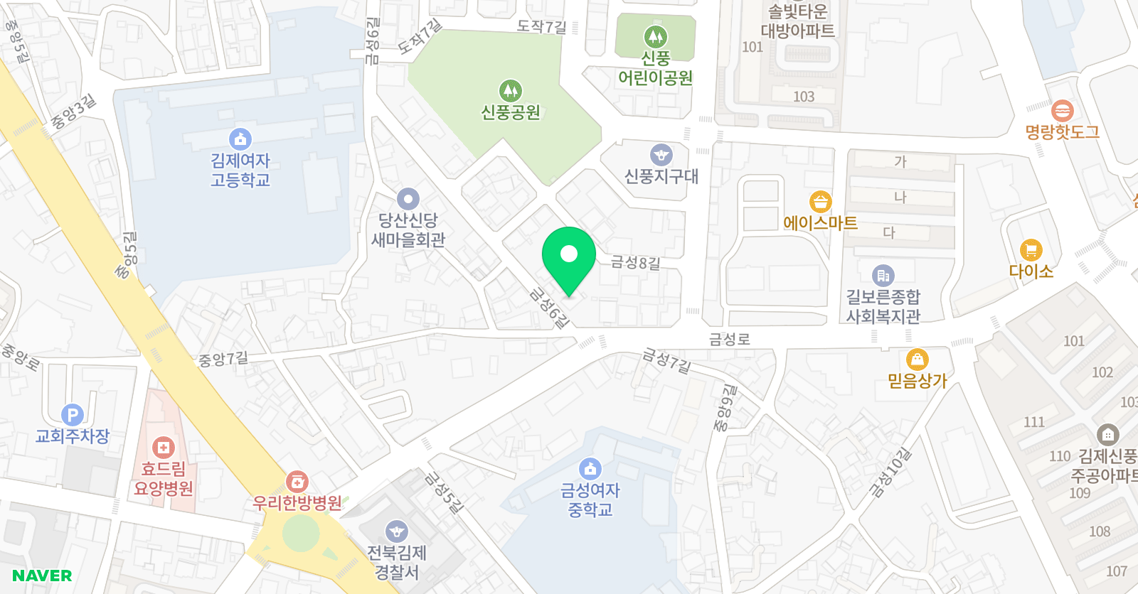 포에버 음악학원 위치