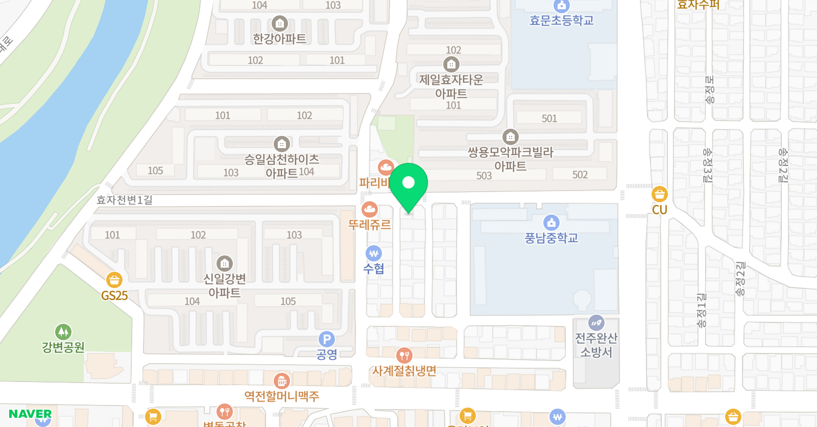 ITC 영어 전주효자점 위치