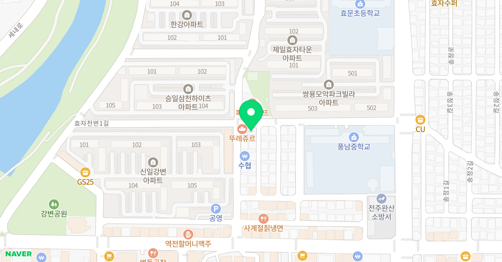 임쌤 수학학원 위치