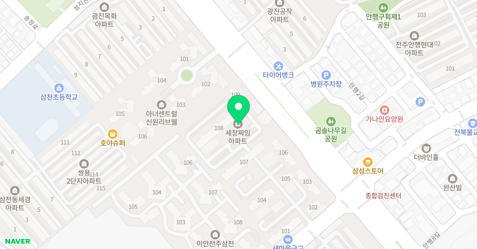 올바른 수학국어공부방 위치