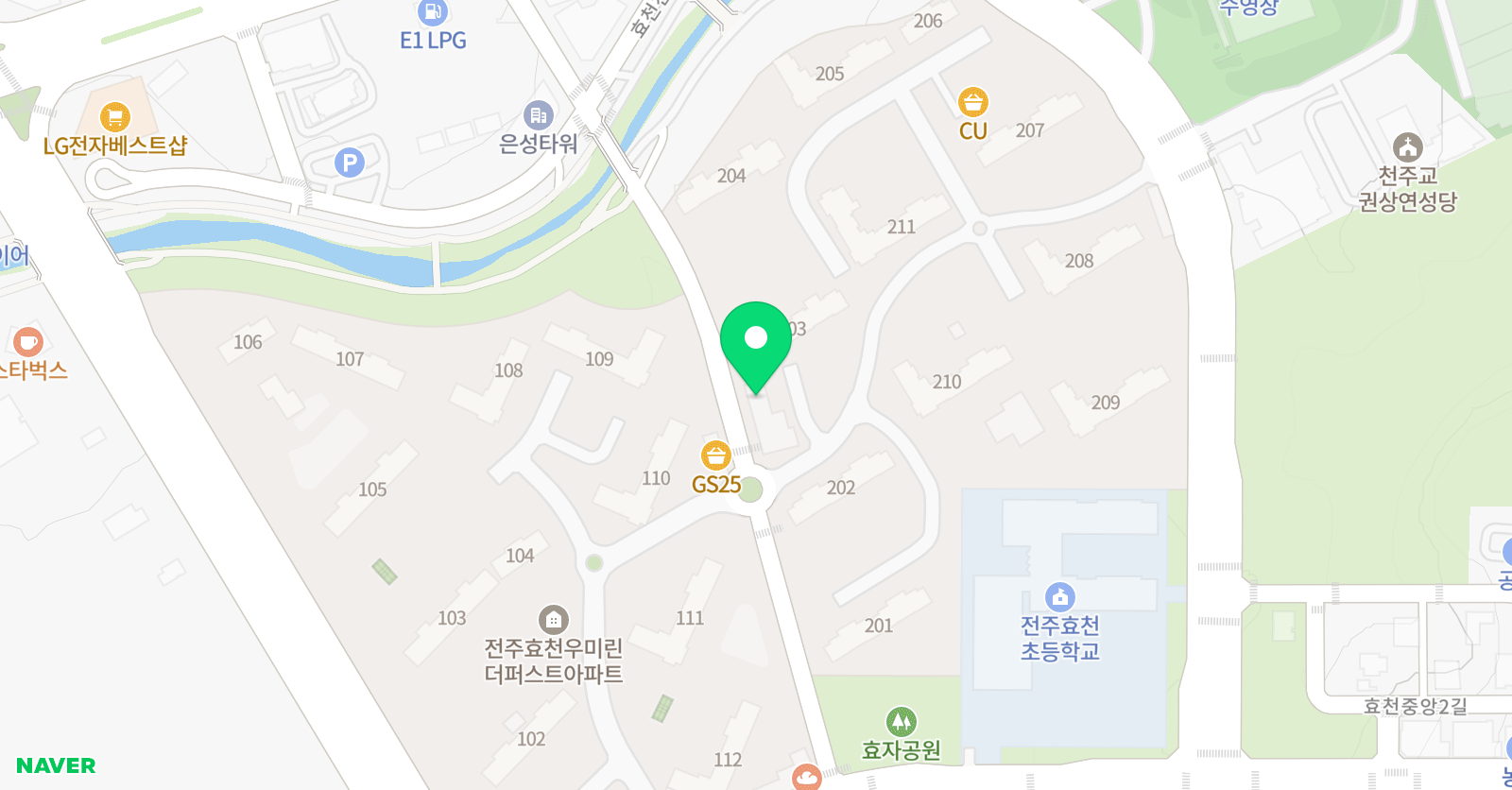 국가대표태비 태권도 위치