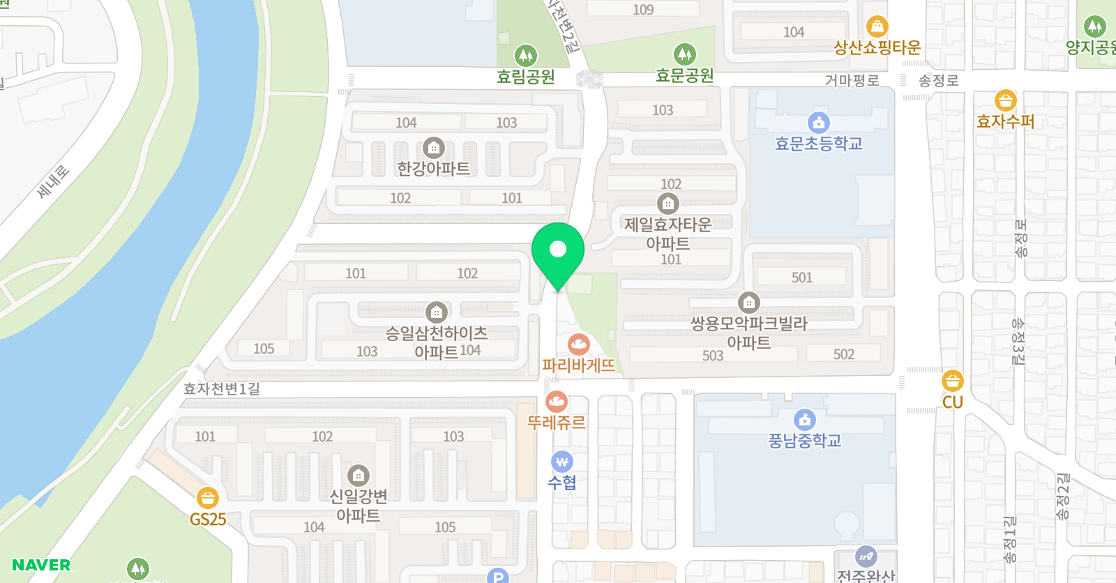 만점 수학교습소 위치