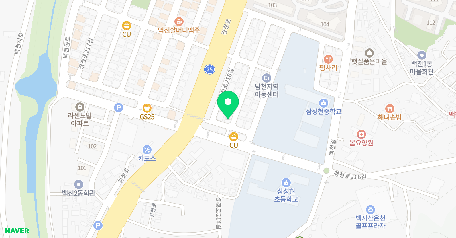 눈높이공부방 삼성현점 위치