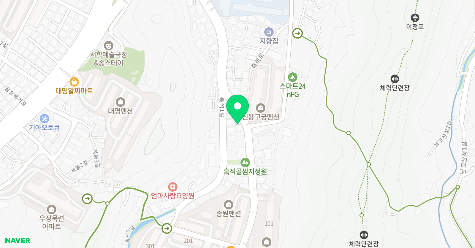스마트해법 수학영어 서학학원 위치