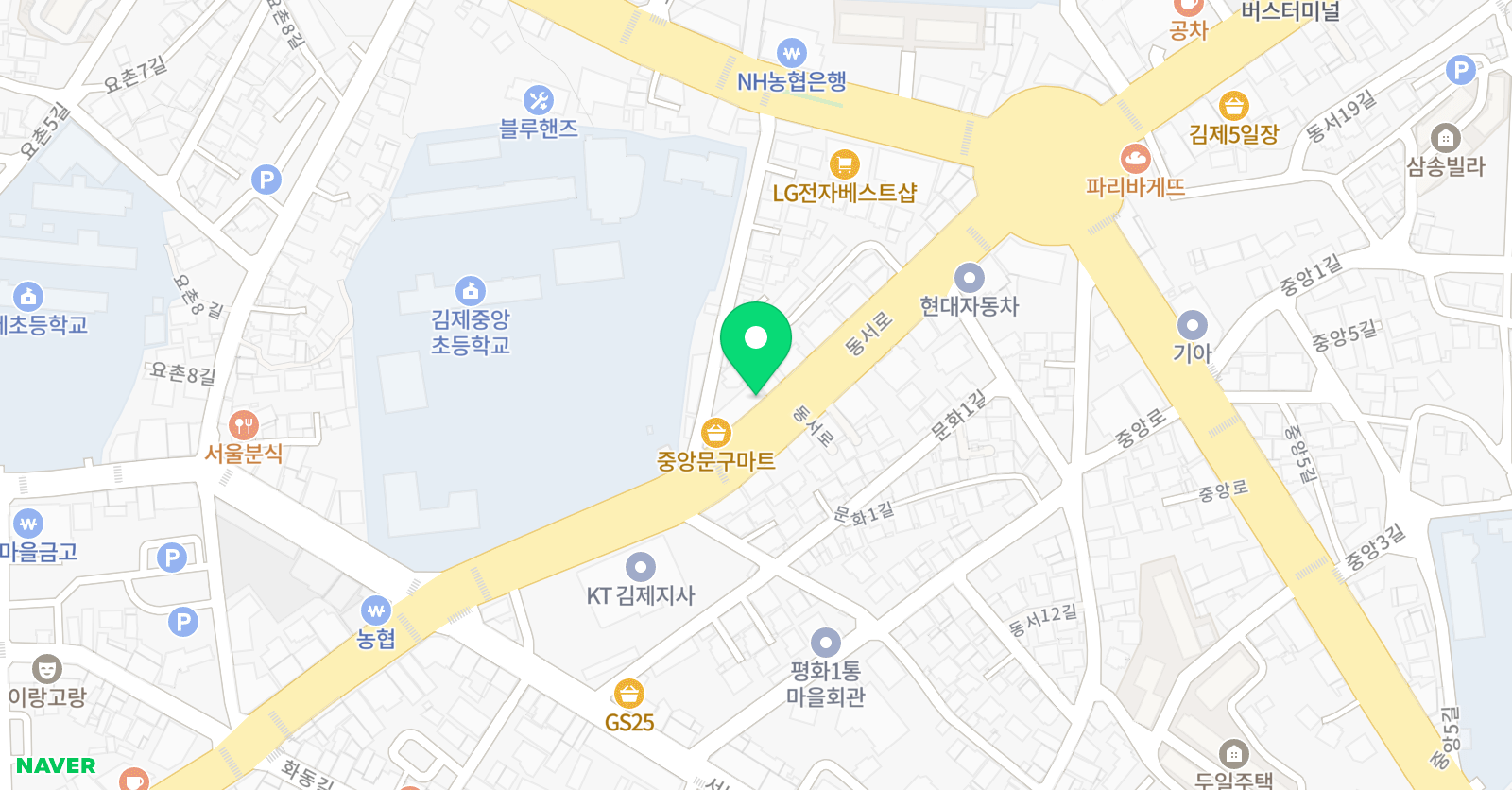 그림마을 미술학원 위치