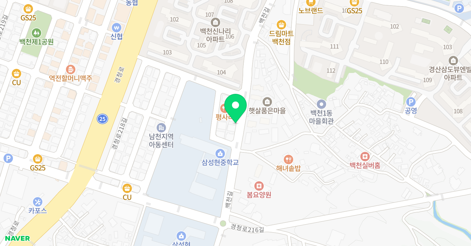 수재들 수학교습소 위치