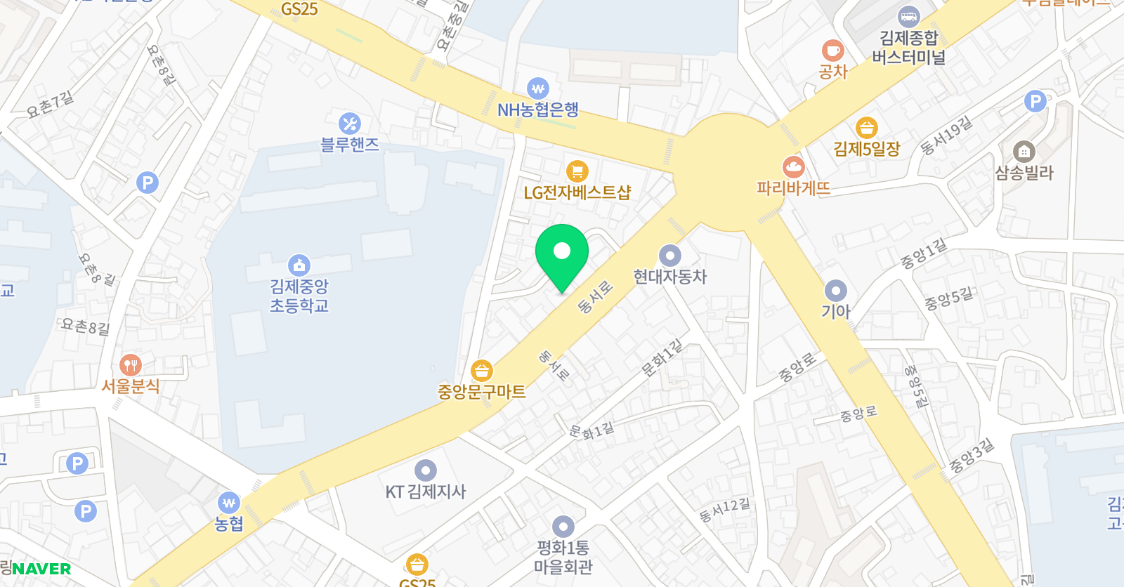 딥댄스 학원 김제점 위치