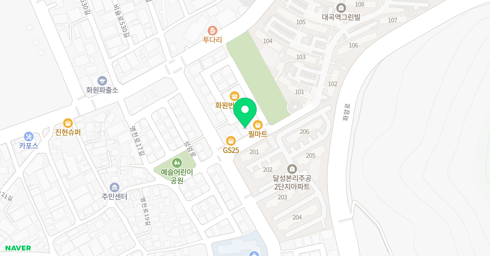올림 수학영어학원 위치