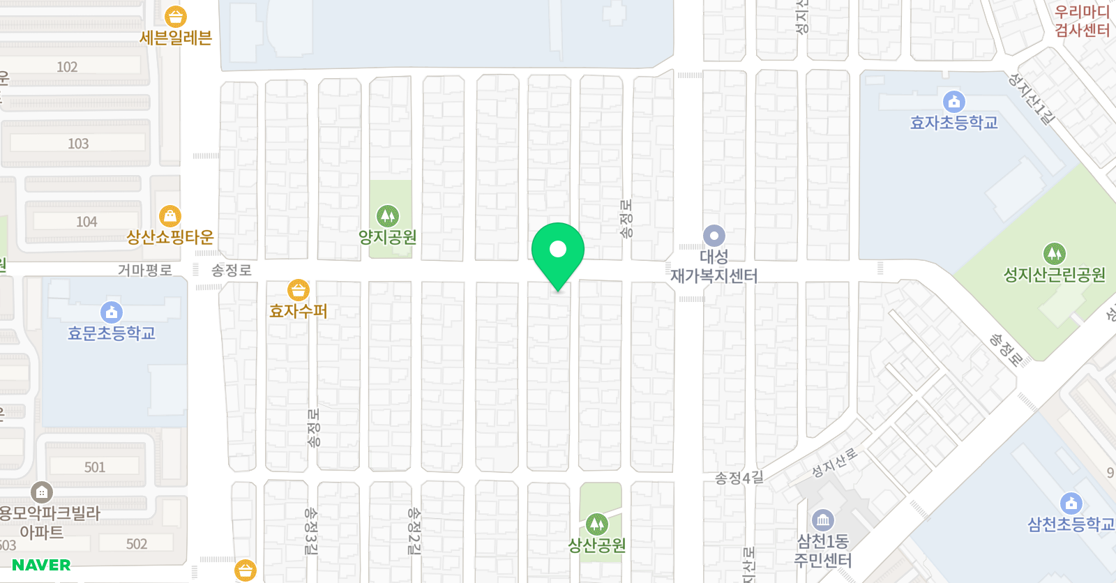 씽씽 스키스쿨 학원 위치
