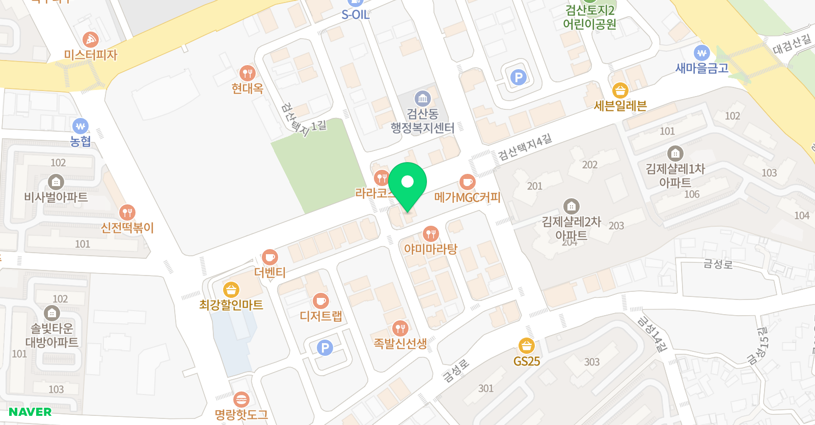 한우리 독서토론논술학원 위치