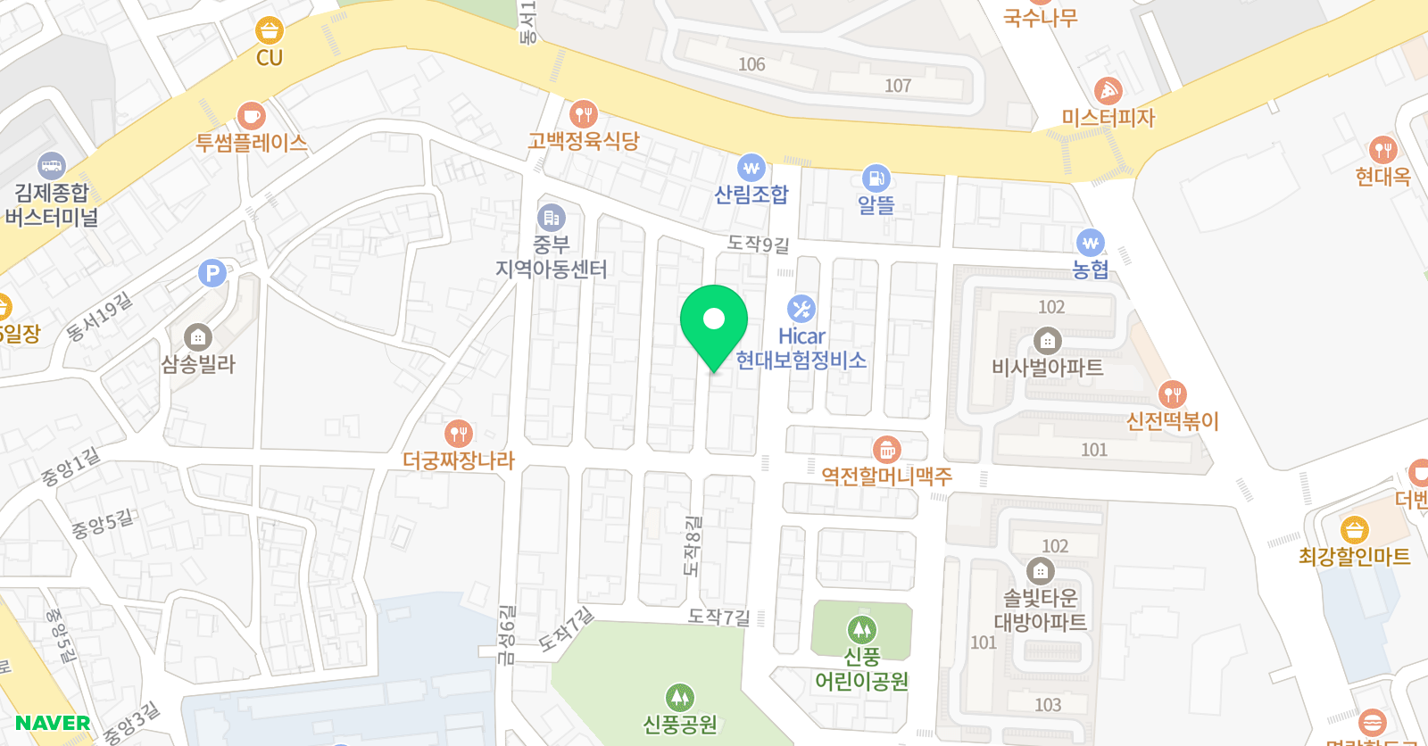 예원속셈피아노학원 위치
