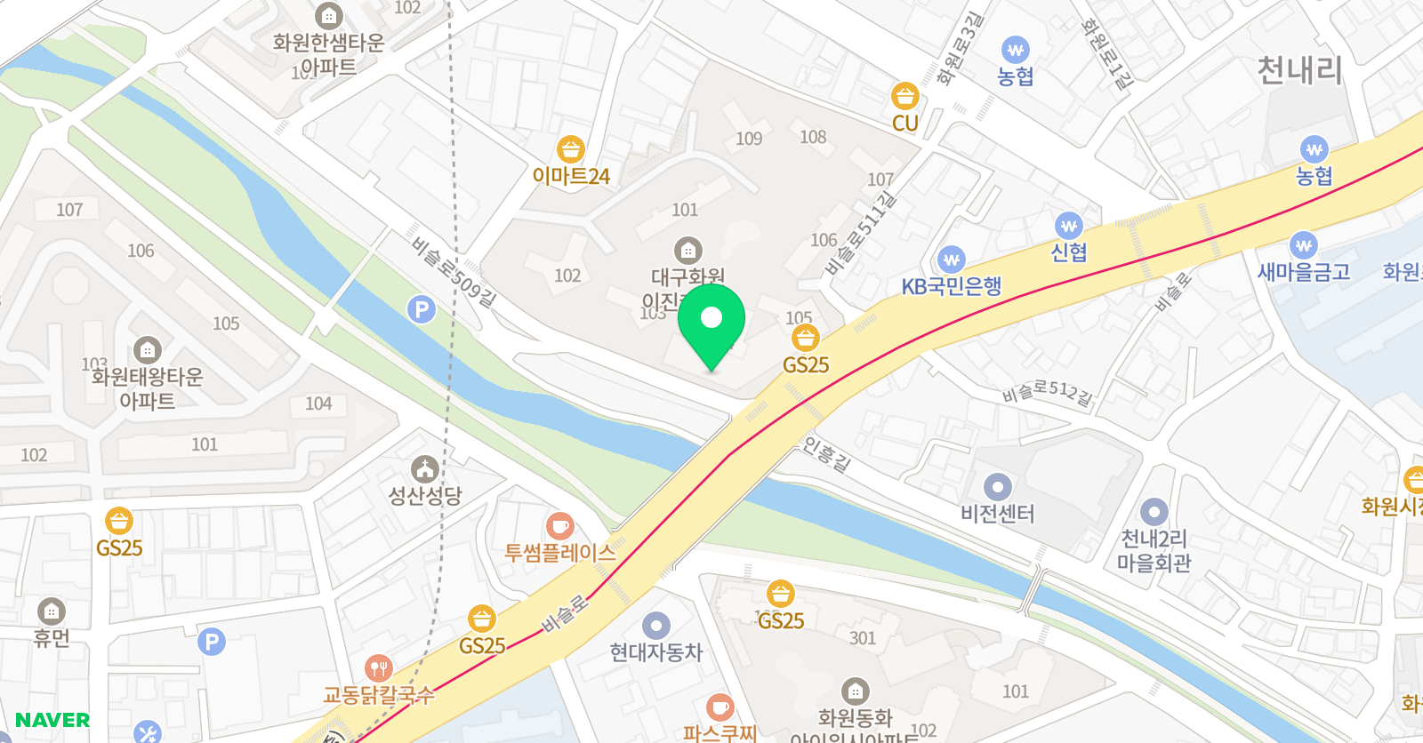 표현 미술학원 위치