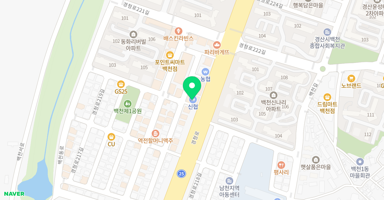 올백 학원 중고등관 위치