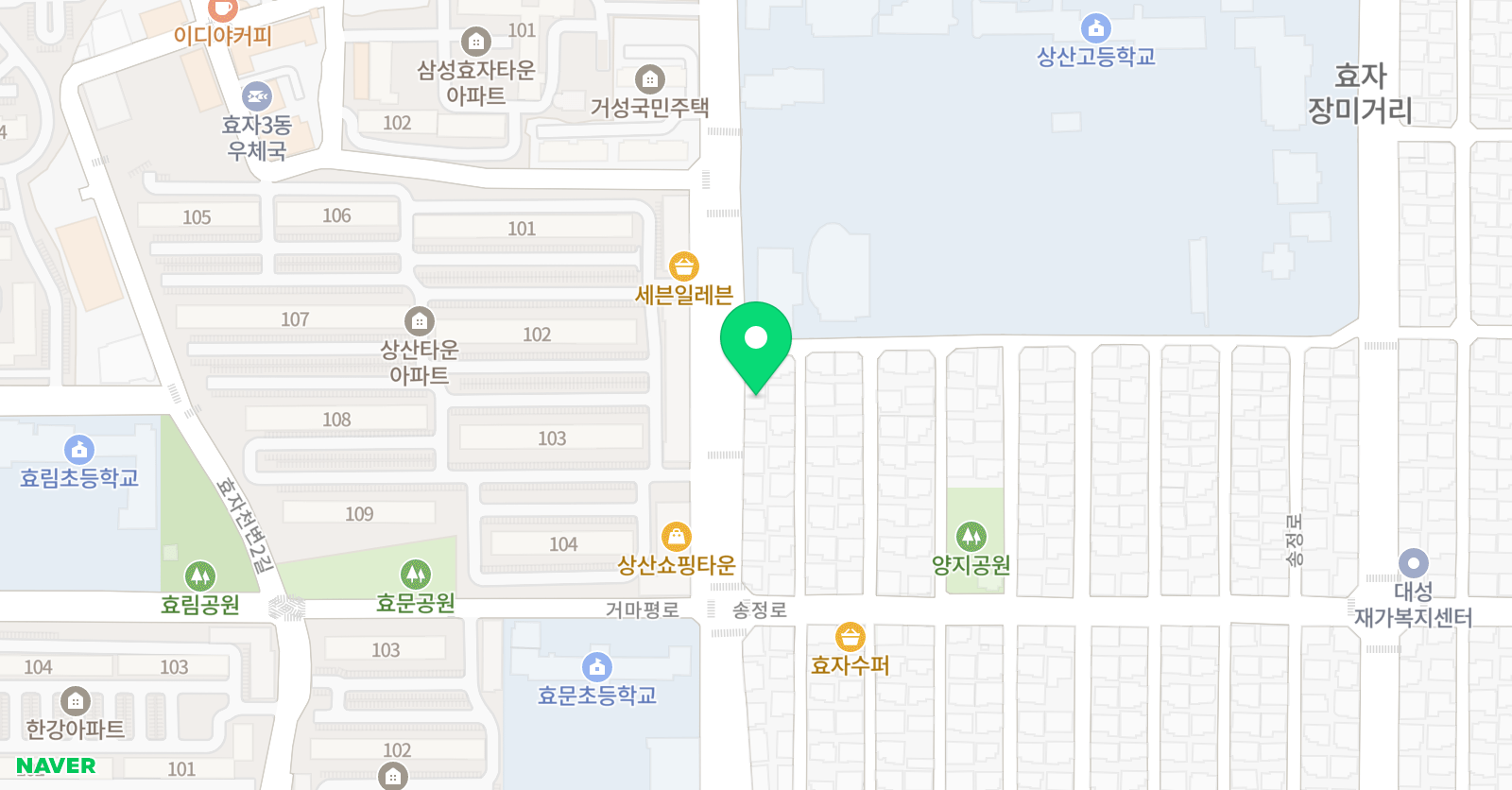 생각하는 수학학원 위치