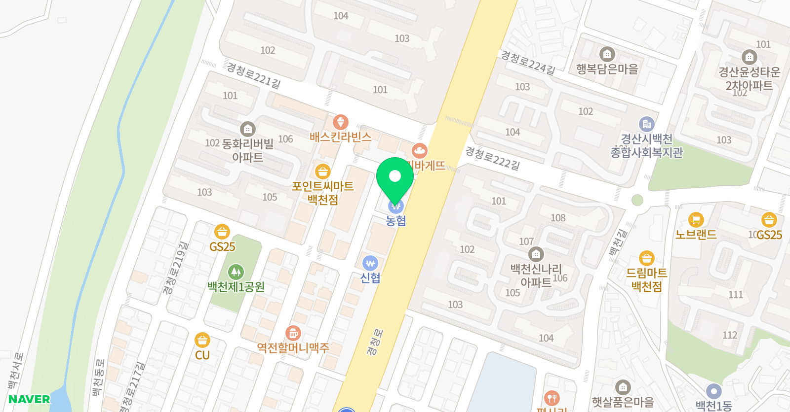 국가대표당찬i 태권도 위치