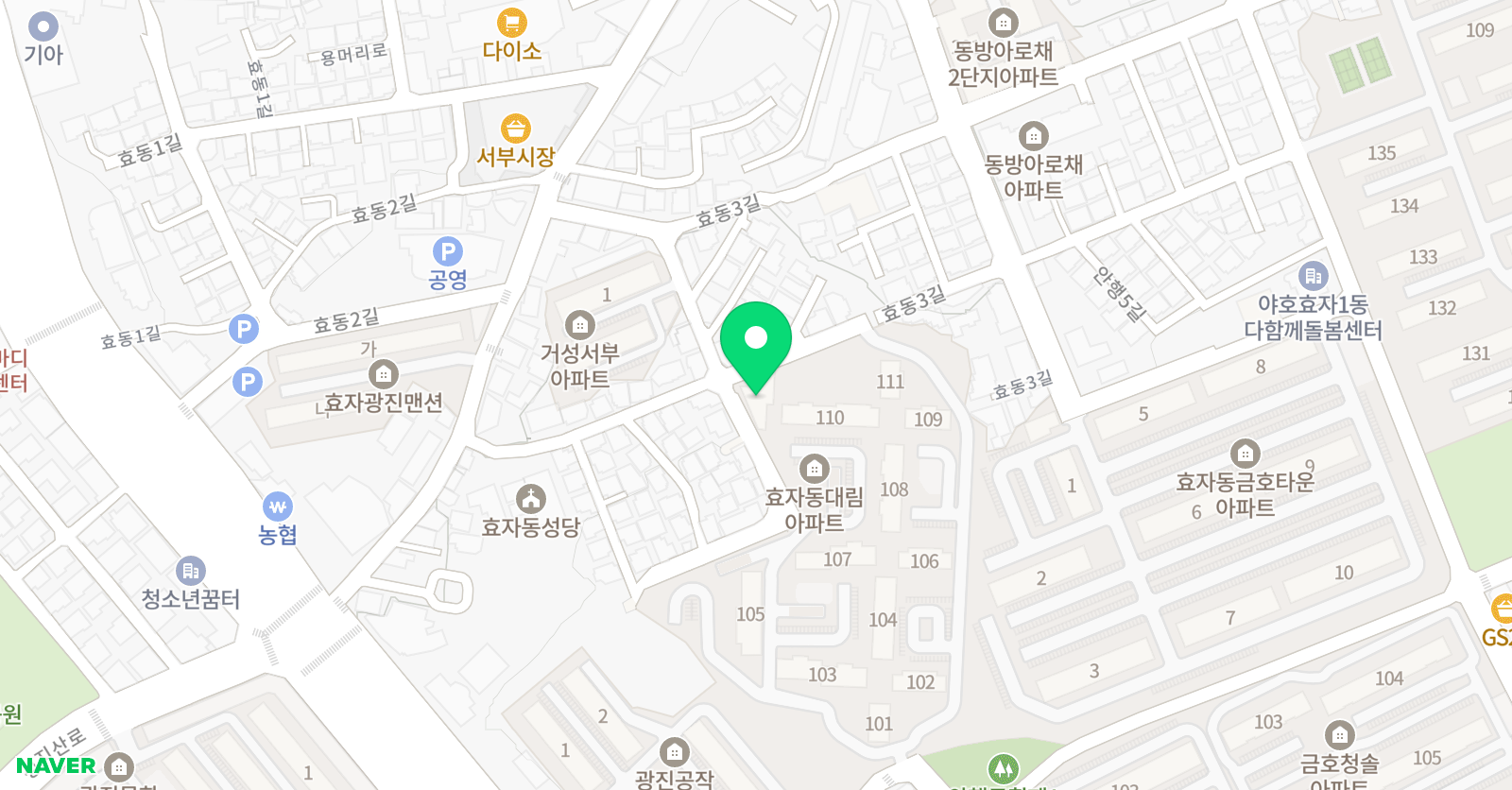 세레니티 피아노음악학원 위치