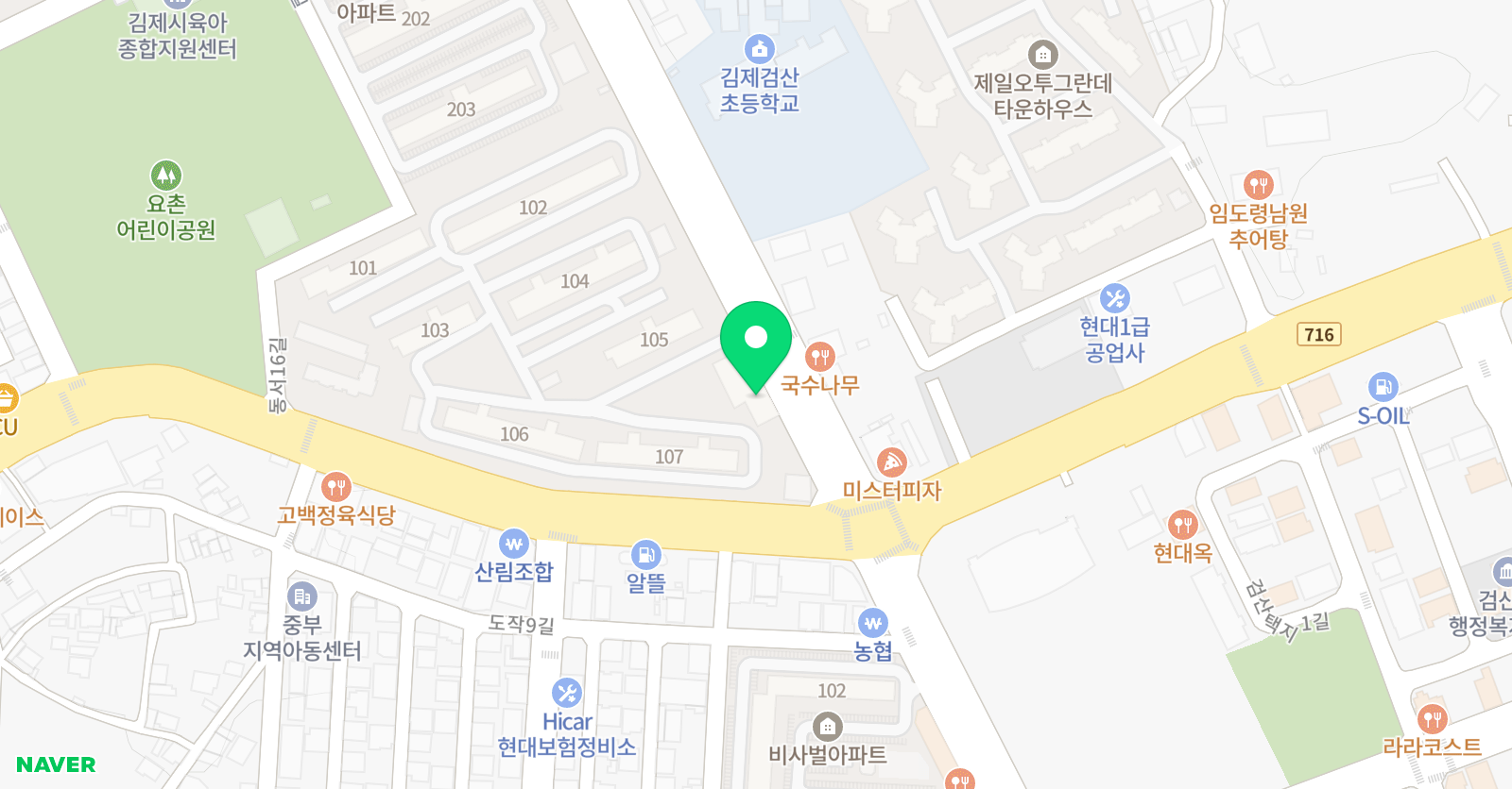 미술그리다 학원 위치