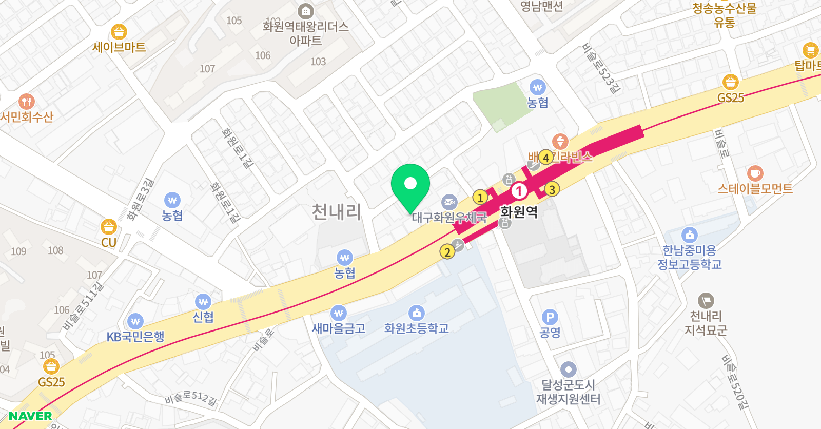 다다보컬 위치