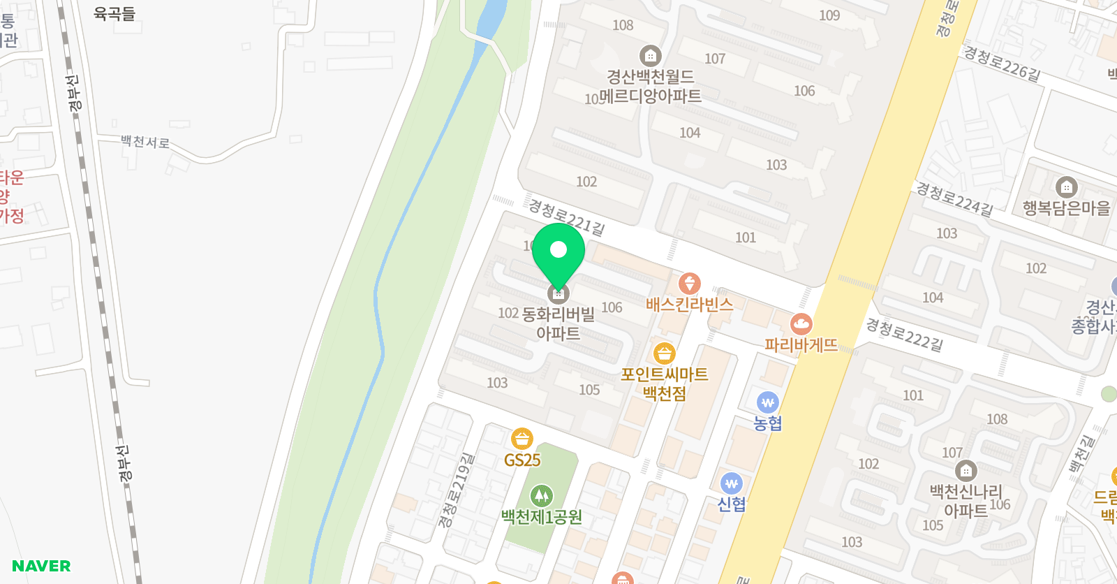 허선생 어학연수 경산점 위치