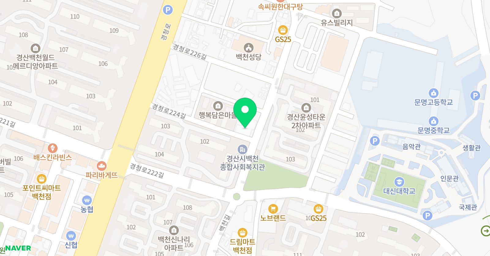 늘품 영수학원 대치동 위치