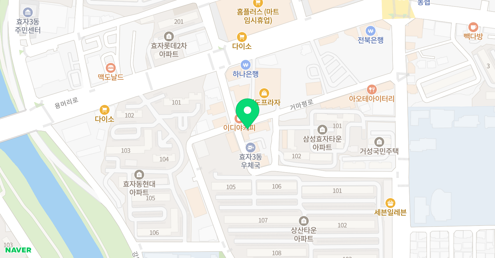 멋짐 킥복싱 효자3관 위치