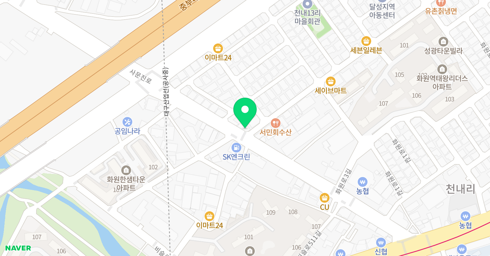 J&J 수학학원 위치