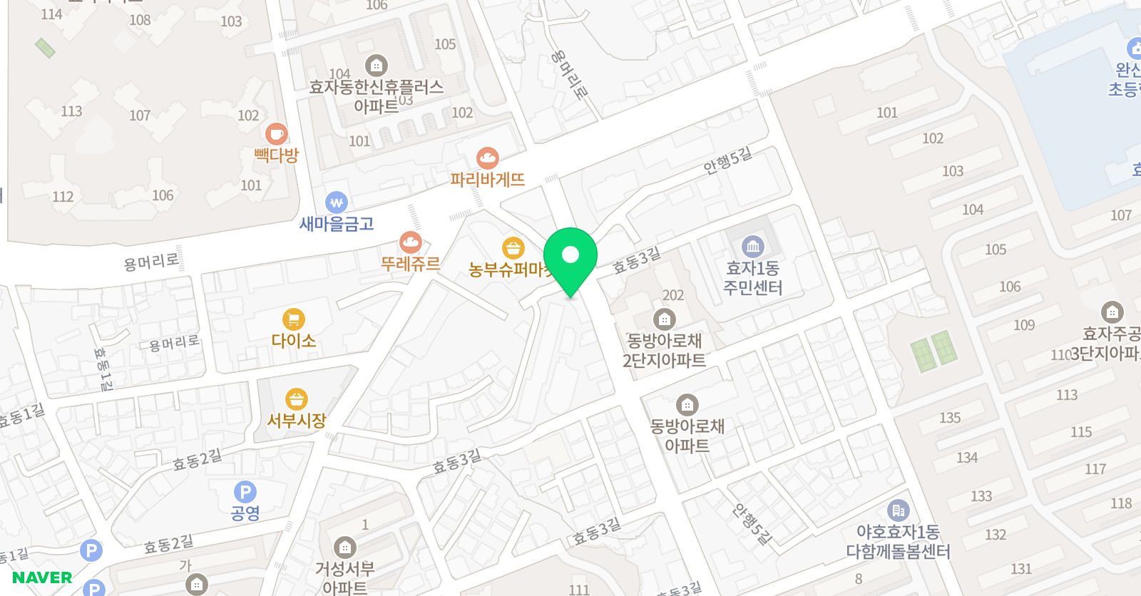 조쌤 영어 위치